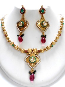 Polki Necklace Set